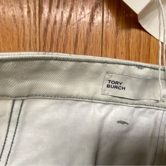 NWT TORY BURCH RARE DENIM CAT PRINT SKIRT 6 - Picture 8 of 10